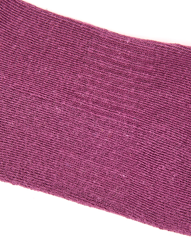 Wimbledon Crew Socks for Women in Berry
