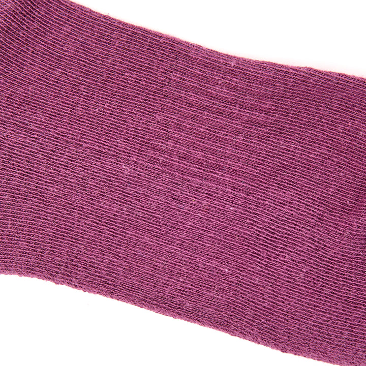 Wimbledon Crew Socks for Women in Berry