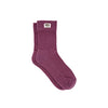Wimbledon Crew Socks for Women in Berry