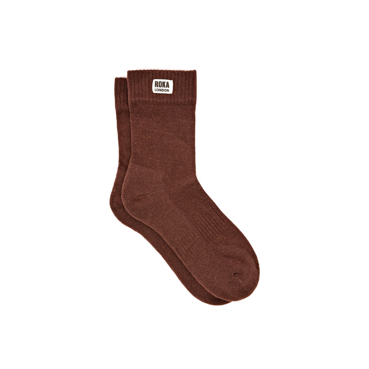 Wimbledon Crew Socks for Women in Coco