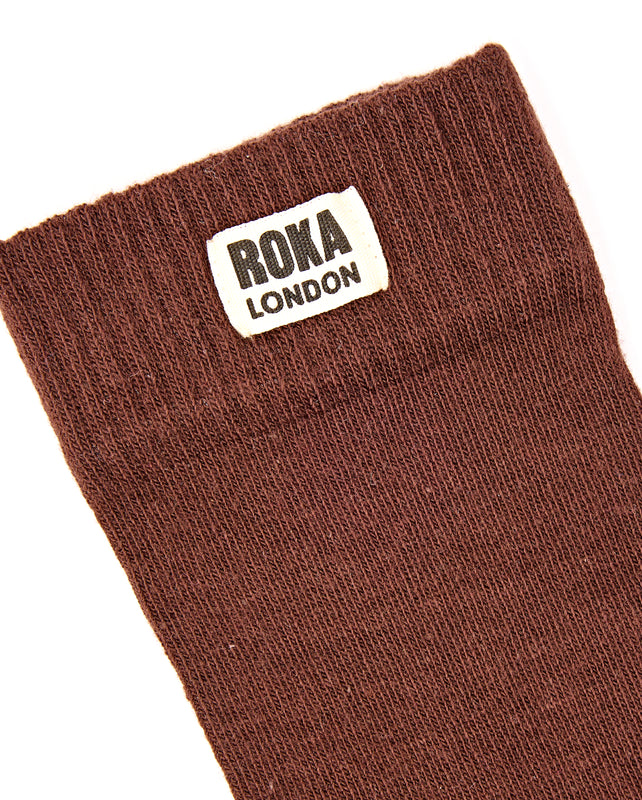 Wimbledon Crew Socks for Women in Coco