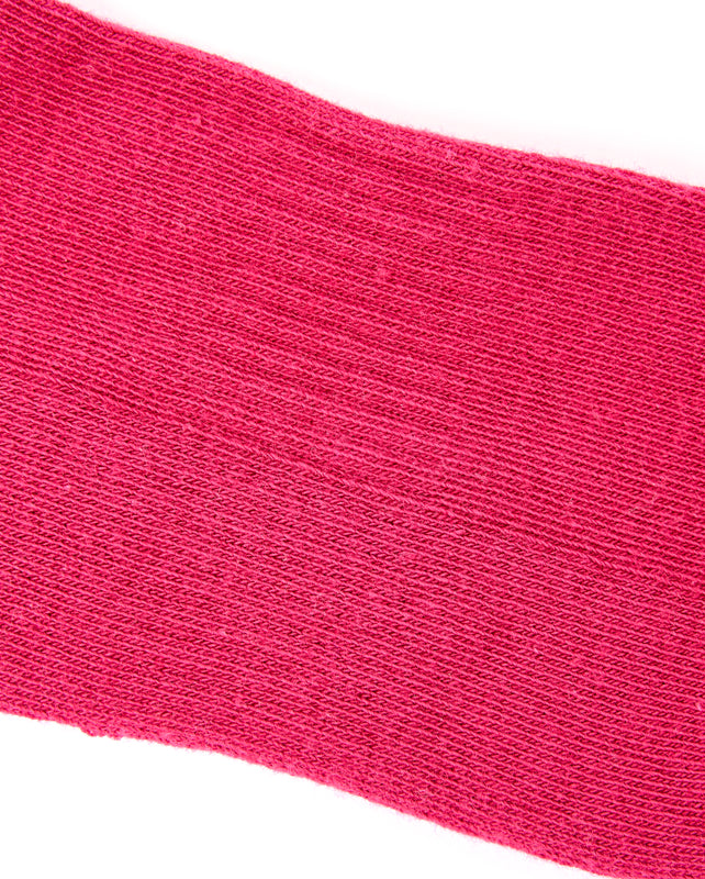 Wimbledon Crew Socks for Women in Granita Red