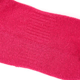 Wimbledon Crew Socks for Women in Granita Red