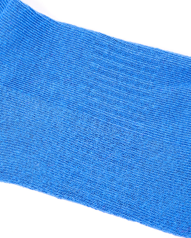Wimbledon Crew Socks for Women in Malibu Blue