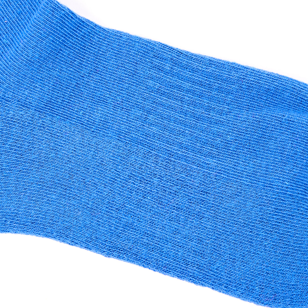 Wimbledon Crew Socks for Women in Malibu Blue