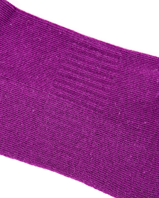 Wimbledon Crew Socks for Women in Mulberry