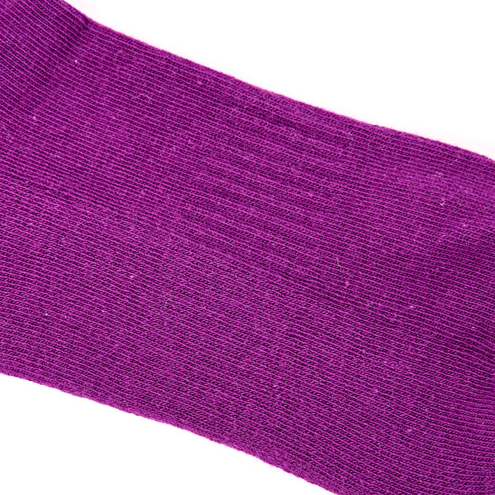 Wimbledon Crew Socks for Women in Mulberry