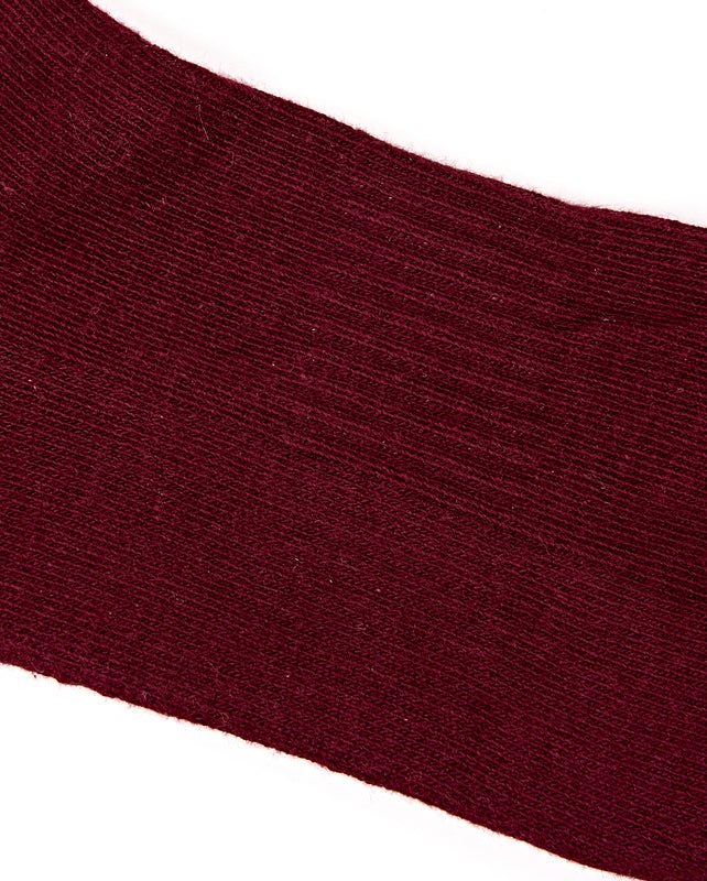 Wimbledon Crew Socks for Women in Plum