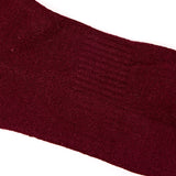 Wimbledon Crew Socks for Women in Plum