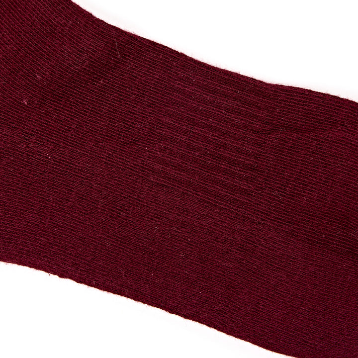Wimbledon Crew Socks for Women in Plum