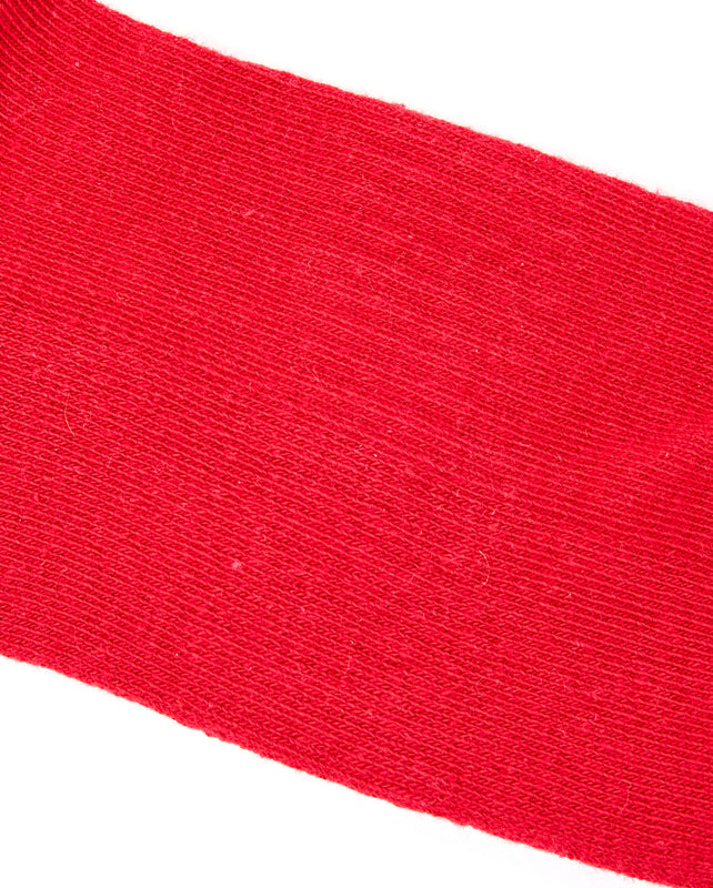 Wimbledon Crew Socks for Women in Scarlet
