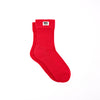 Wimbledon Crew Socks for Women in Scarlet
