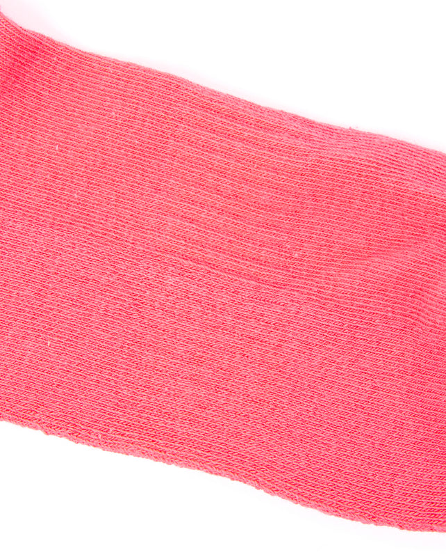 Wimbledon Crew Socks for Women in Sugar Coral