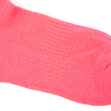 Wimbledon Crew Socks for Women in Sugar Coral