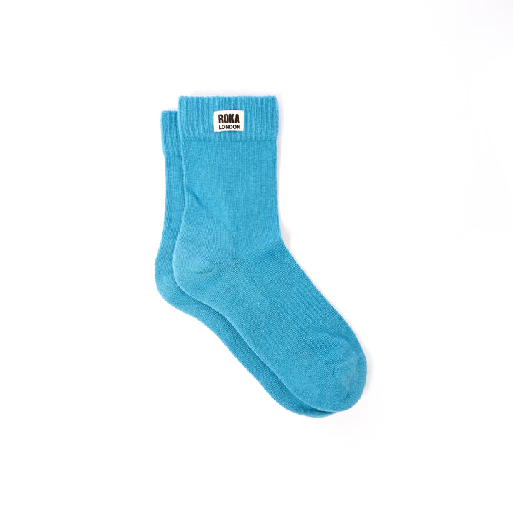 Wimbledon Crew Socks for Women in Adriatic