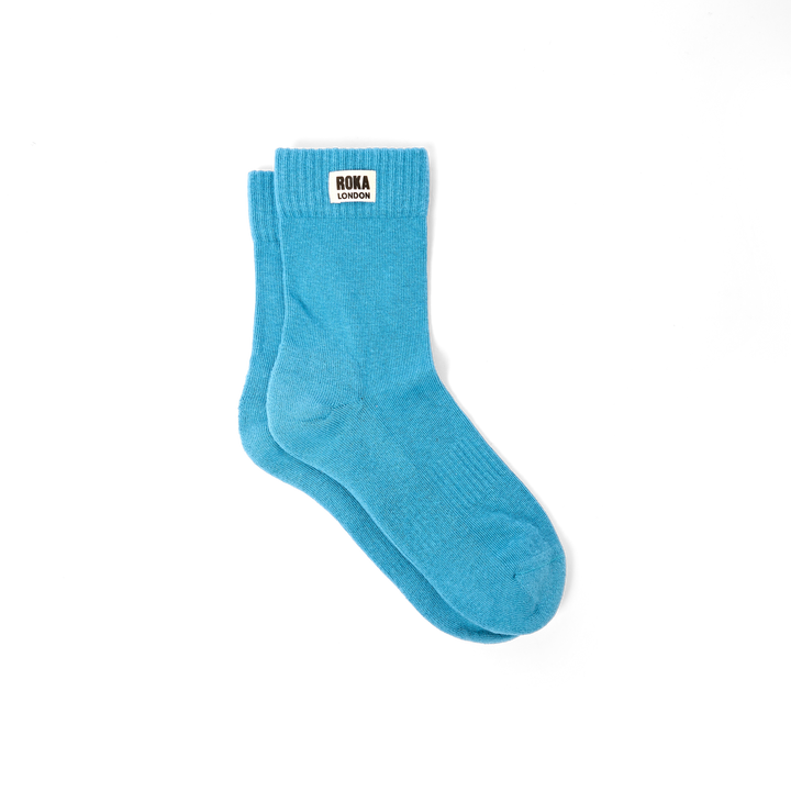 Wimbledon Crew Socks for Women in Adriatic
