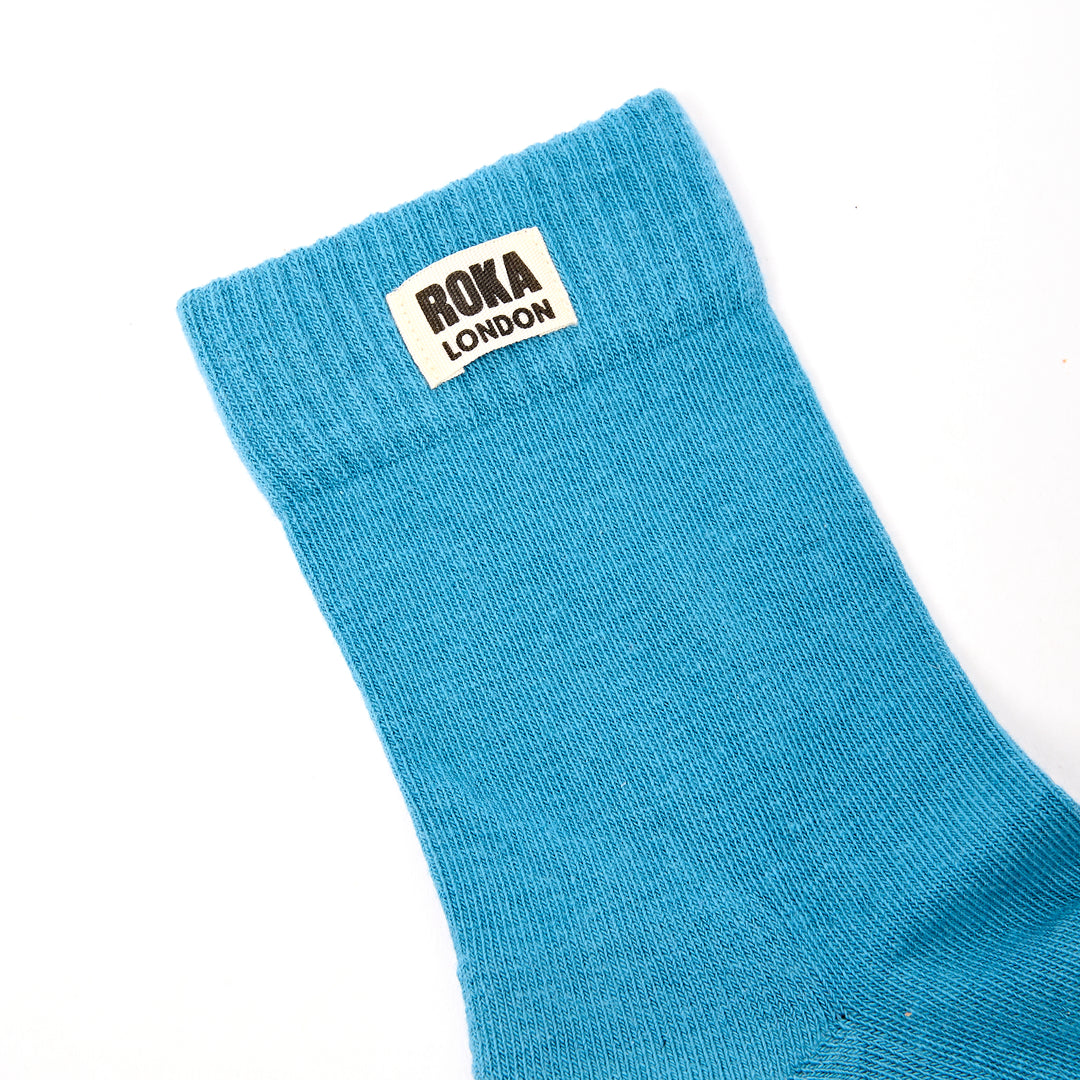 Wimbledon Crew Socks for Women in Adriatic