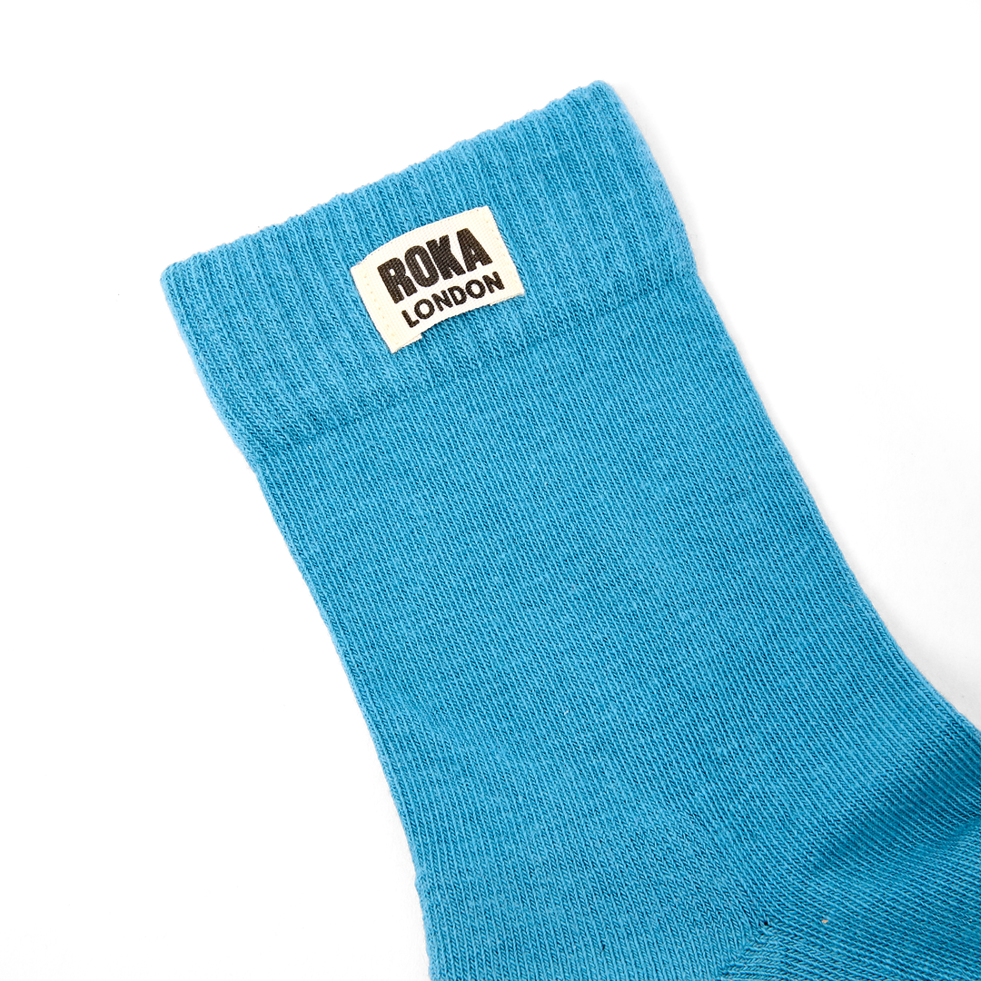 Wimbledon Crew Socks for Women in Adriatic