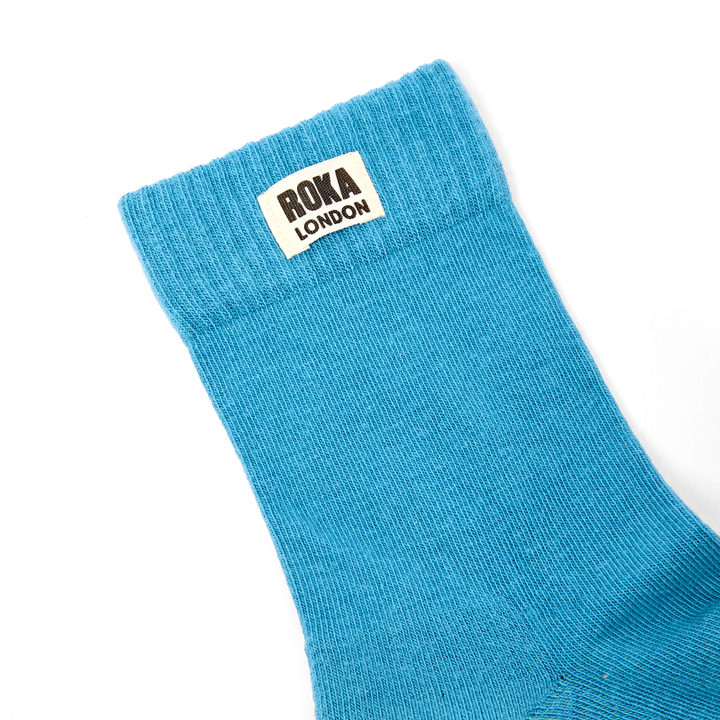 Wimbledon Crew Socks for Women in Adriatic