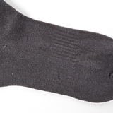 Wimbledon Crew Socks for Women in Faded Black