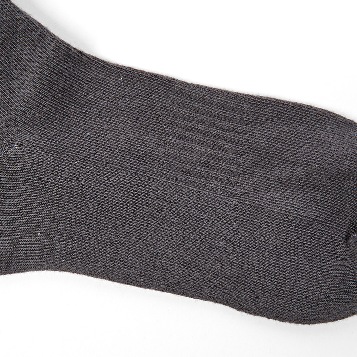 Wimbledon Crew Socks for Women in Faded Black