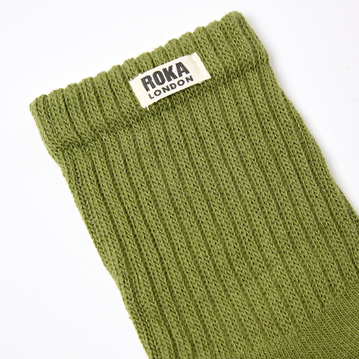 Windsor Crew Socks for Men in Avocado