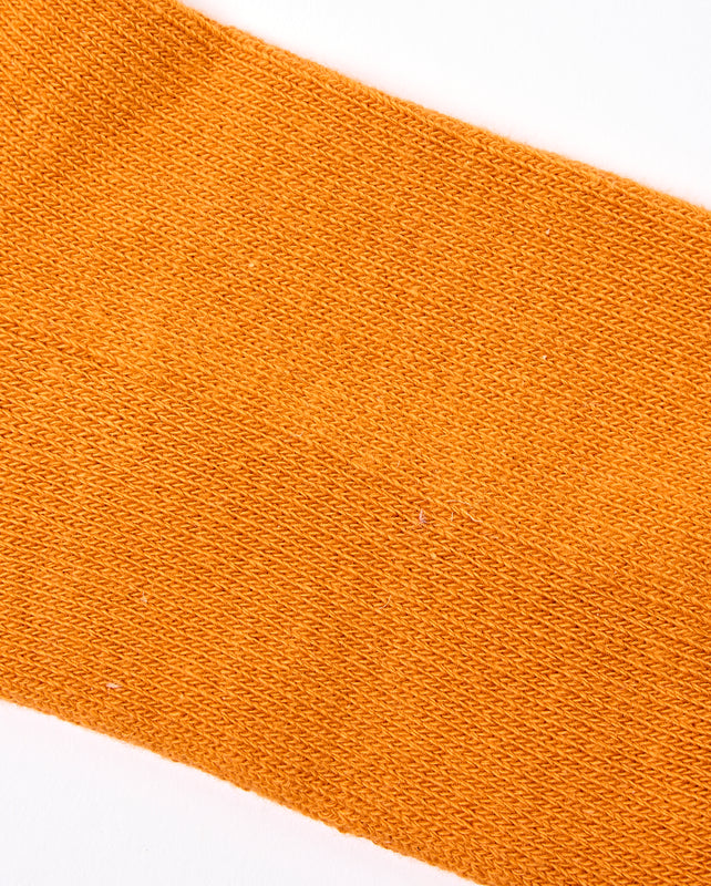 Windsor Crew Socks for Men in Burnt Orange