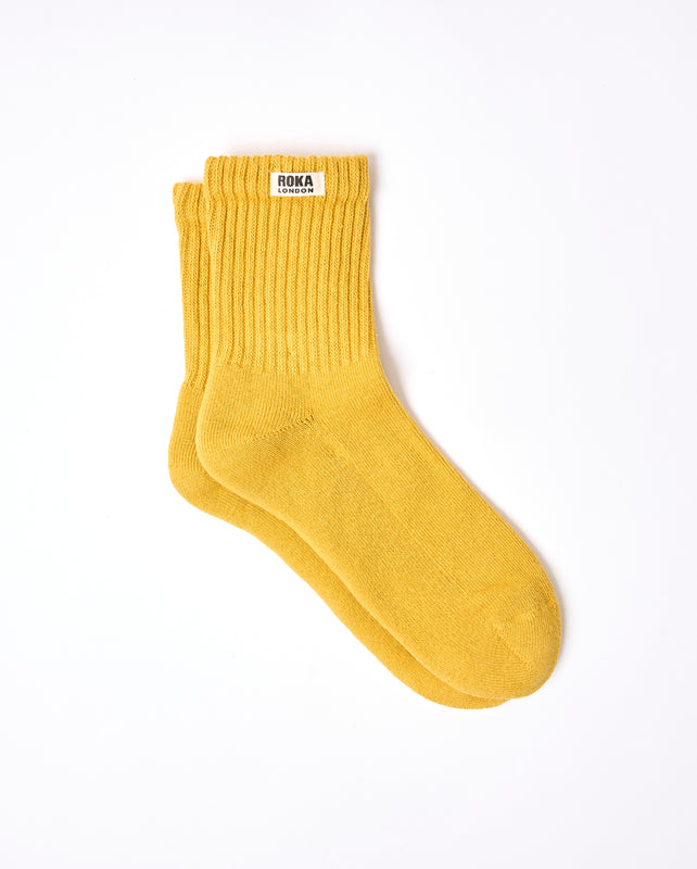 Windsor Crew Socks for Men in Corn