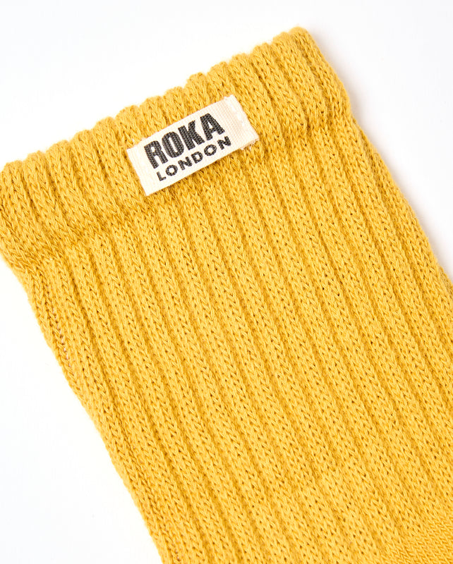 Windsor Crew Socks for Men in Corn