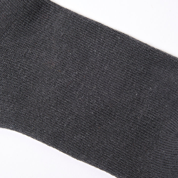 Windsor Crew Socks for Men in Faded Black