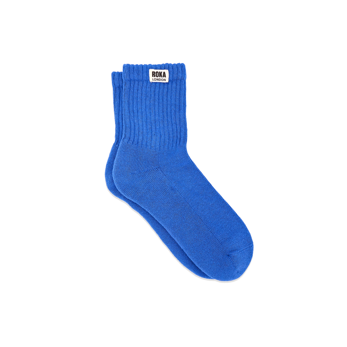 Windsor Crew Socks for Men in Malibu Blue