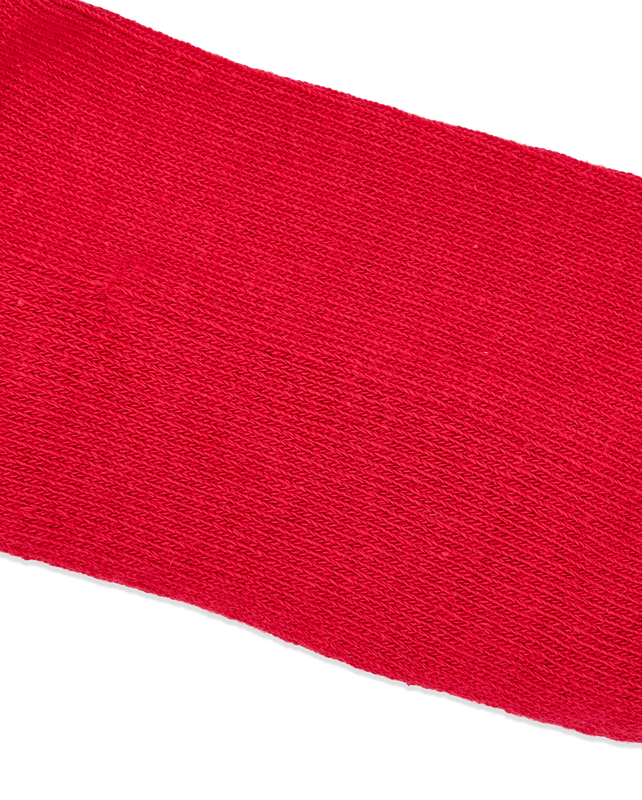 Windsor Crew Socks for Men in Scarlet