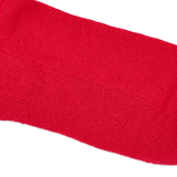 Windsor Crew Socks for Men in Scarlet