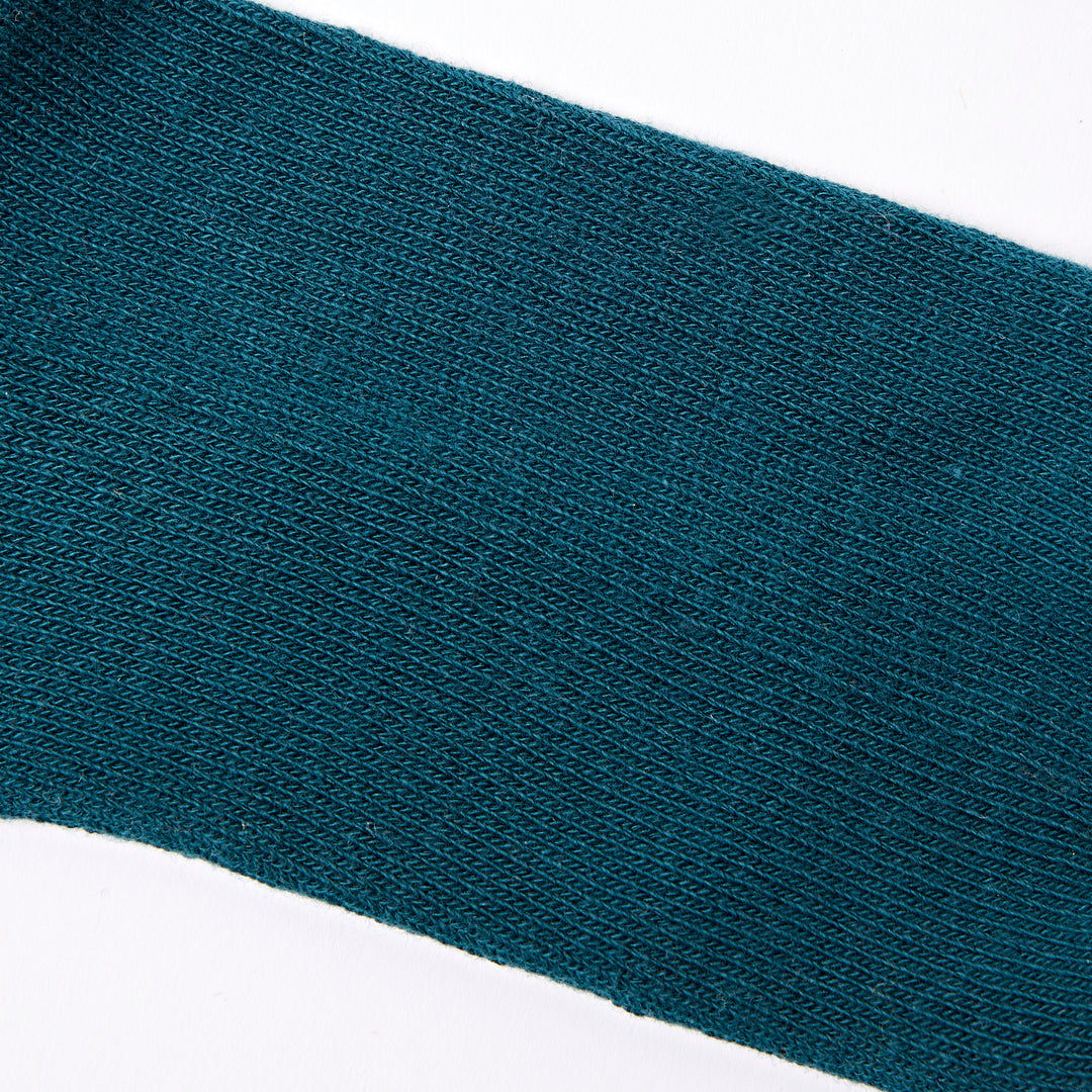 Windsor Crew Socks for Men in Teal