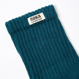 Windsor Crew Socks for Men in Teal