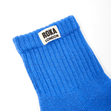 Windsor Crew Socks for Women in Malibu Blue