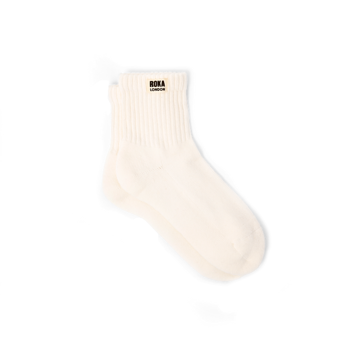 Windsor Crew Socks for Women in Marshmallow