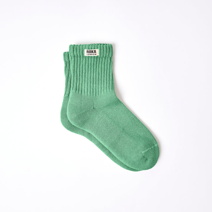 Windsor Crew Socks for Women in Matcha