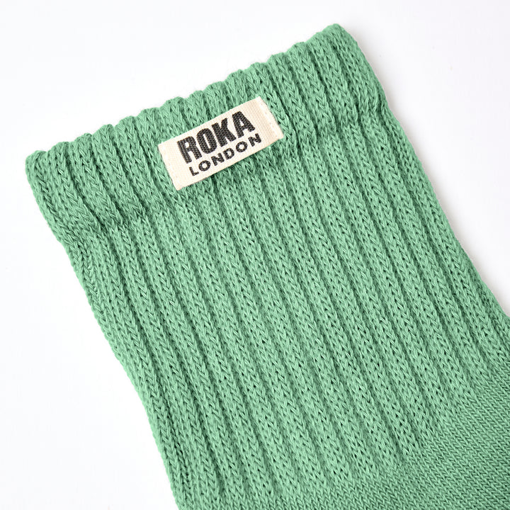 Windsor Crew Socks for Women in Matcha