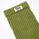 Windsor Crew Socks for Women in Avocado