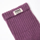 Windsor Crew Socks for Women in Berry