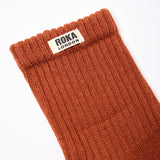 Windsor Crew Socks for Women in Bran