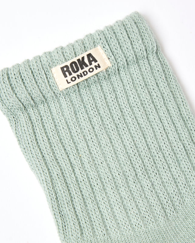 Windsor Crew Socks for Women in Mist