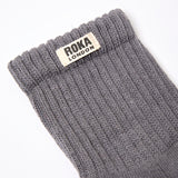 Windsor Crew Socks for Women in Smoke