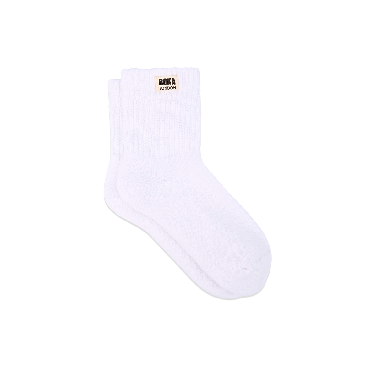 Windsor Crew Socks for Women in White