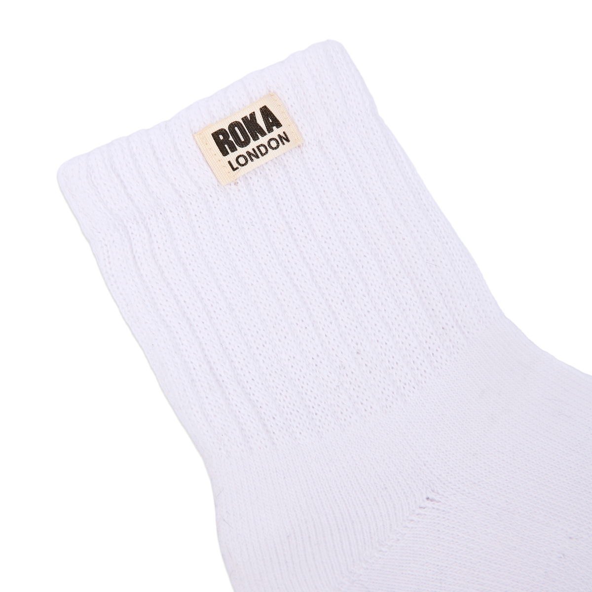 Windsor Crew Socks for Women in White