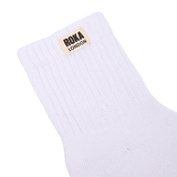 Windsor Crew Socks for Women in White