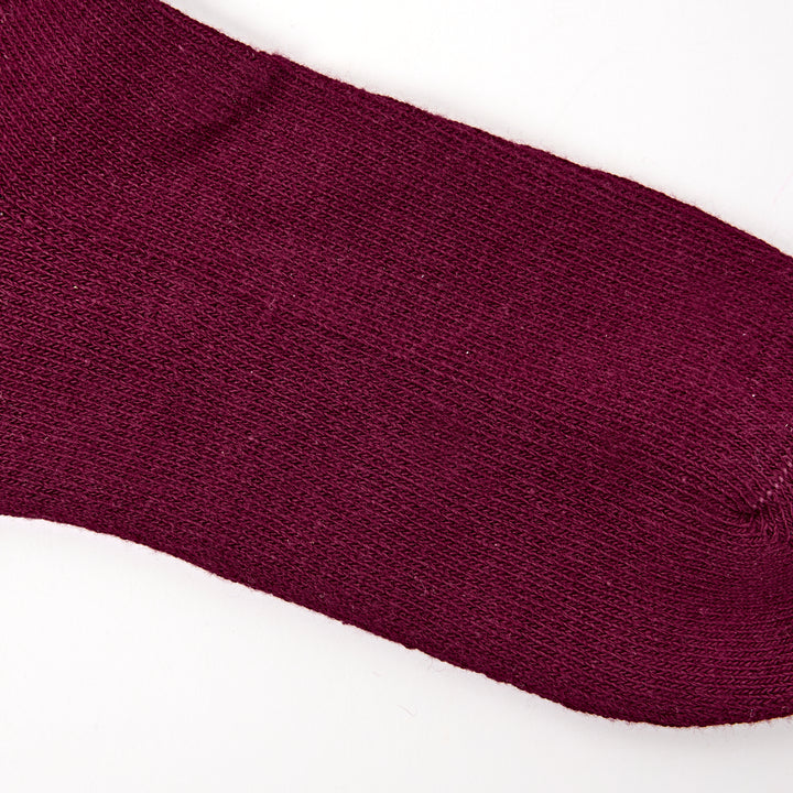 Windsor Crew Socks for Women in Plum