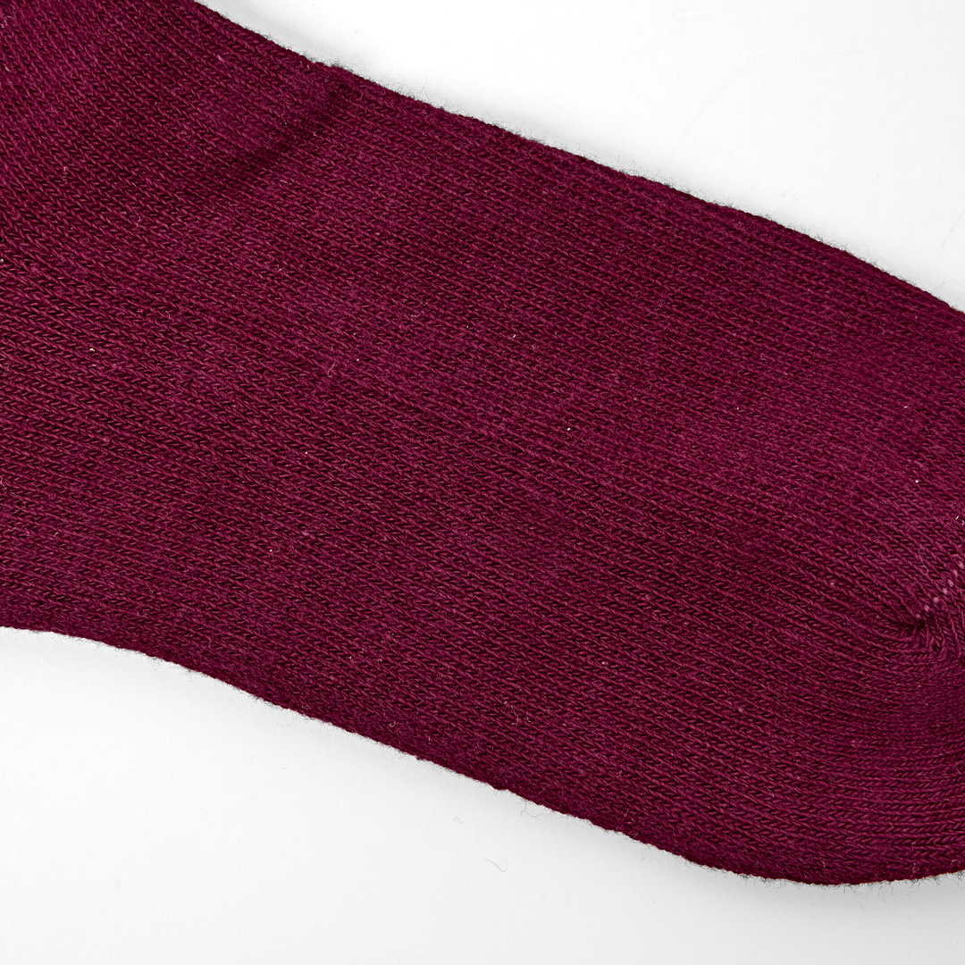 Windsor Crew Socks for Women in Plum