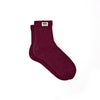 Windsor Crew Socks for Women in Plum
